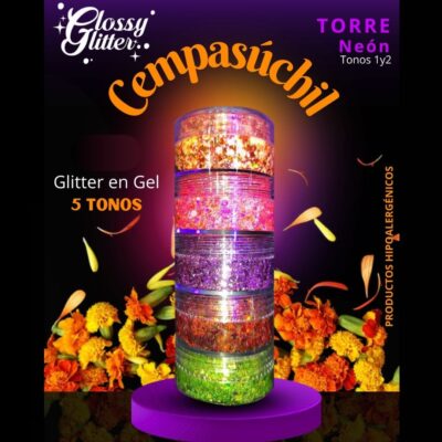 5 tonos de brillo en gel - Torre Edición especial