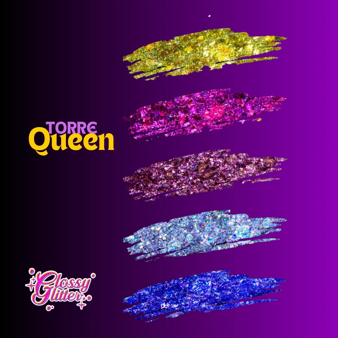 Torre Queen | Glitter en Gel Glossy Glitter - Imagen 2