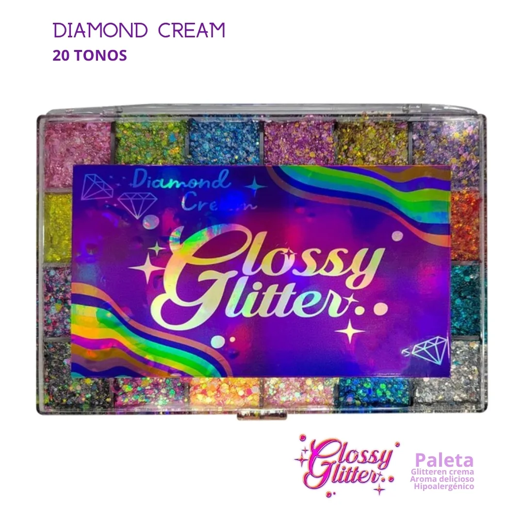 Paleta Glitter en crema | Diamond Cream 20 Tonos - Image 3