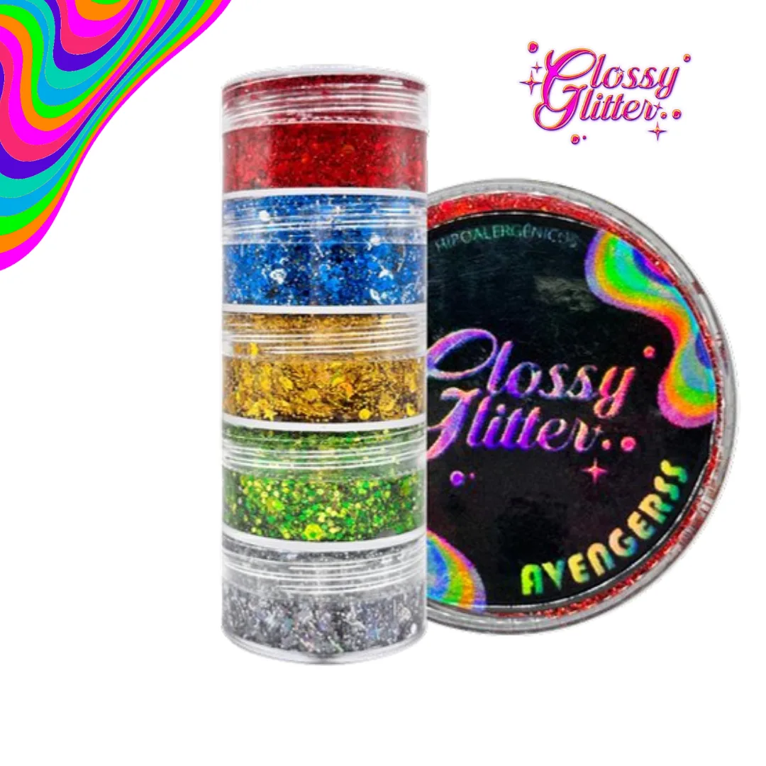 Torre Avengers | Glitter en Gel Glossy Glitter - Imagen 2