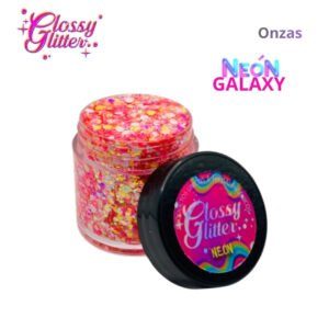 Glitter en Gel Neón Galaxy 1 oz