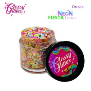 Glitter en Gel Neón Fiesta 1 oz
