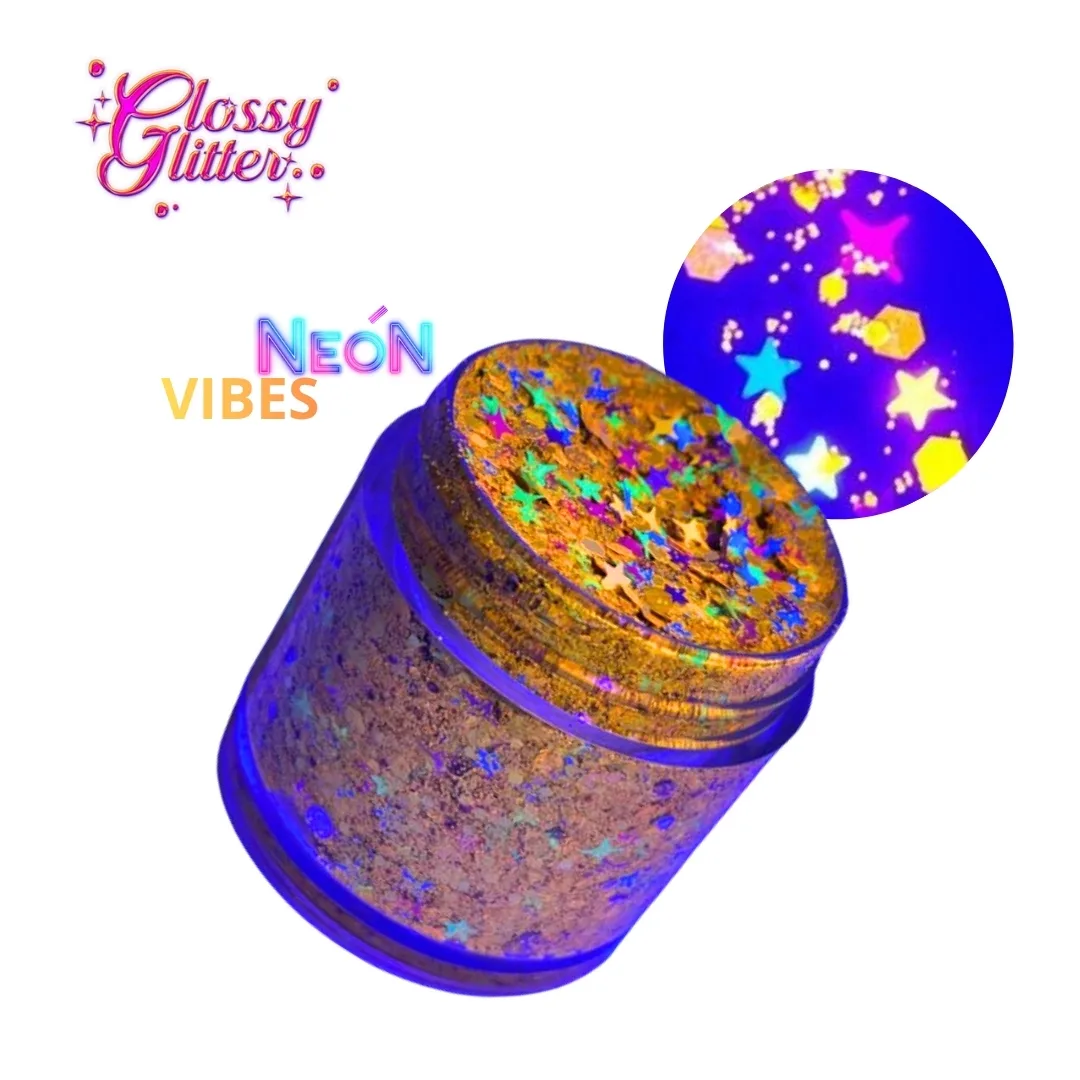Glitter en Gel Neón Vibes 1 oz - Image 2