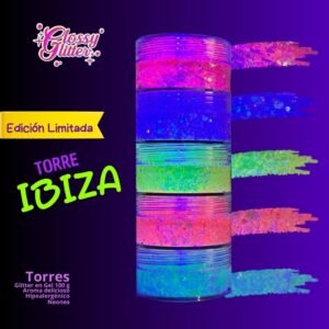 Torre Ibiza | Glitter en Gel Glossy Glitter | Edición Limitada